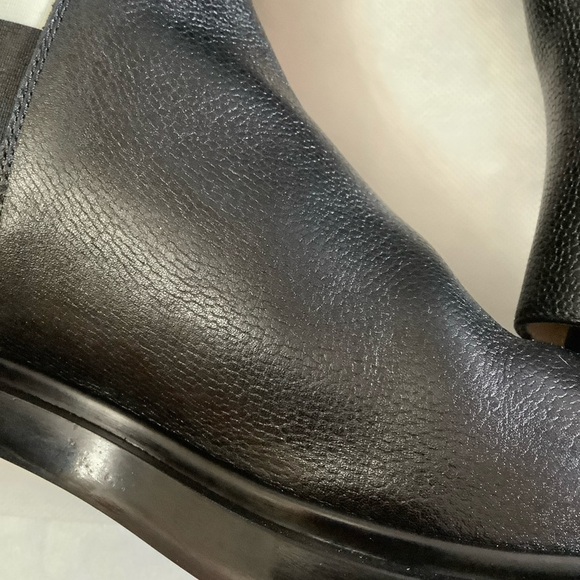 Thom Browne 4-Bar Grained Leather Chelsea Boots in Black Men’s Sz. EU-42/US-9​ - Picture 2 of 15